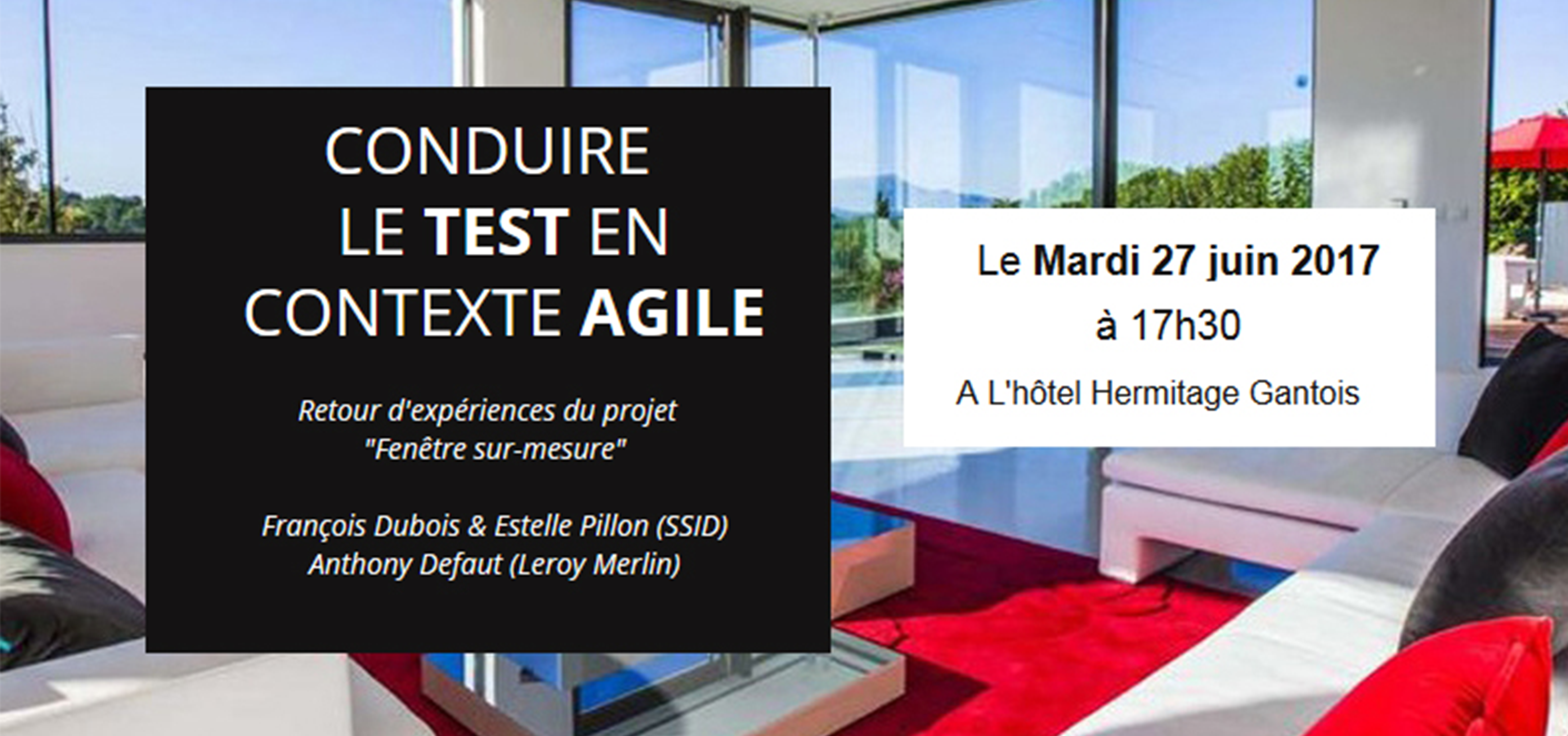 Conduire le test en contexte Agle - Lille Testing Event