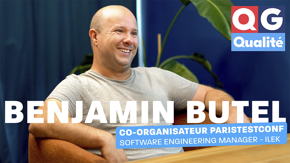 Benjamin lors du tournage du podcast QG Qualité