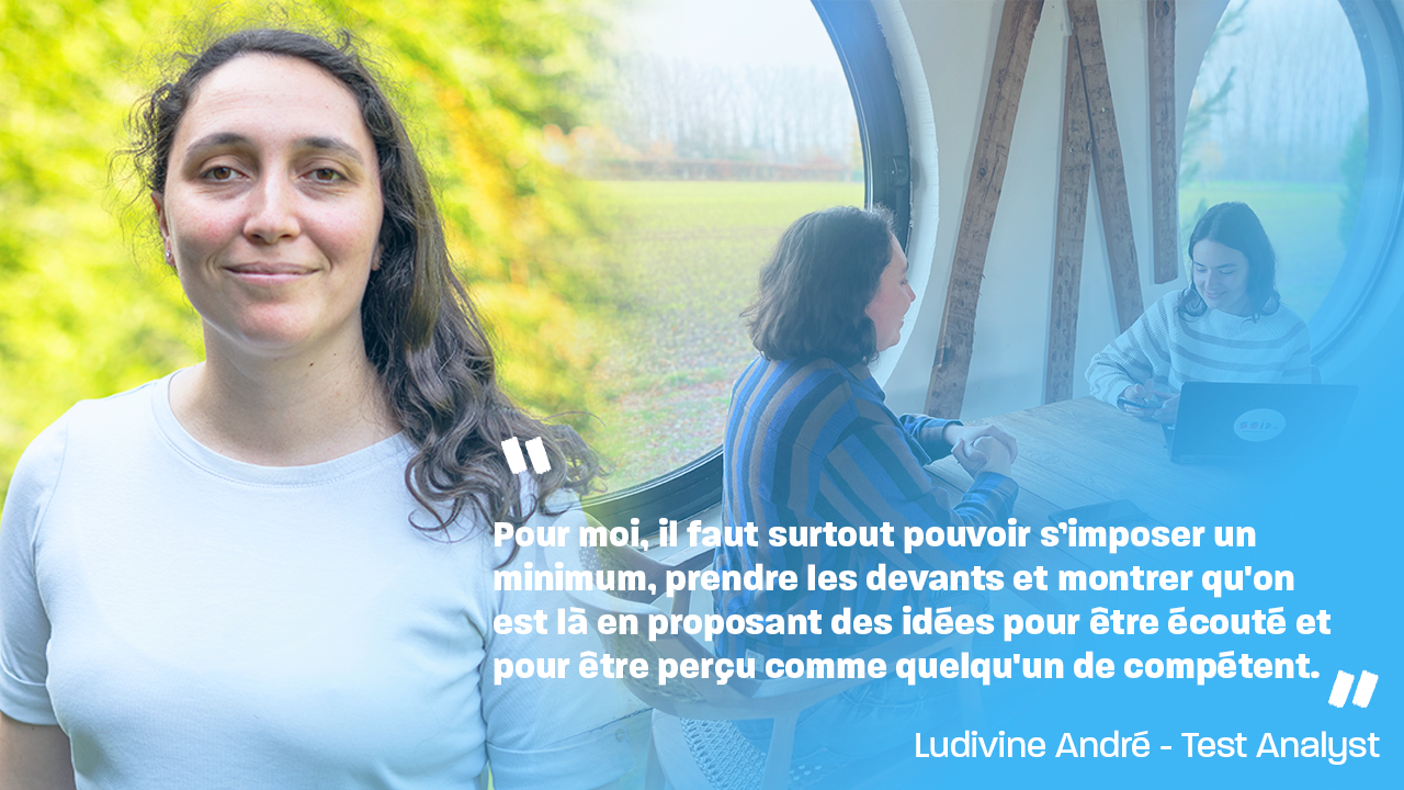 Photo de Ludivine, collaboratrice SSID avec citation