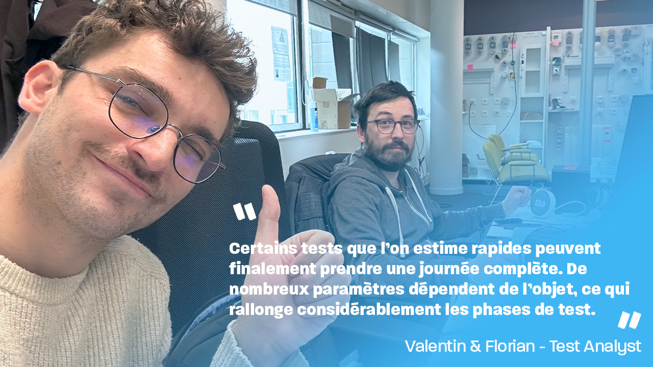 Photo de Valentin et Florian, collaborateurs SSID chez leur client
