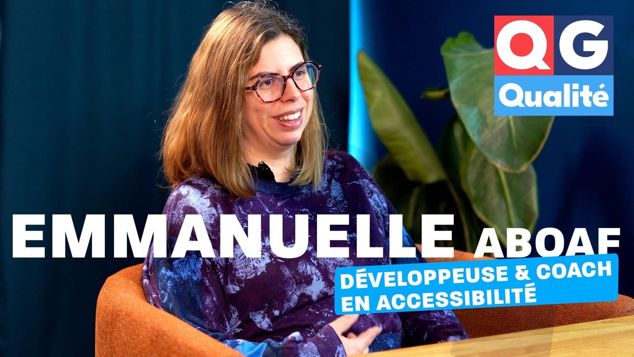 Emmanuelle Aboaf, développeuse et coach en accessibilité