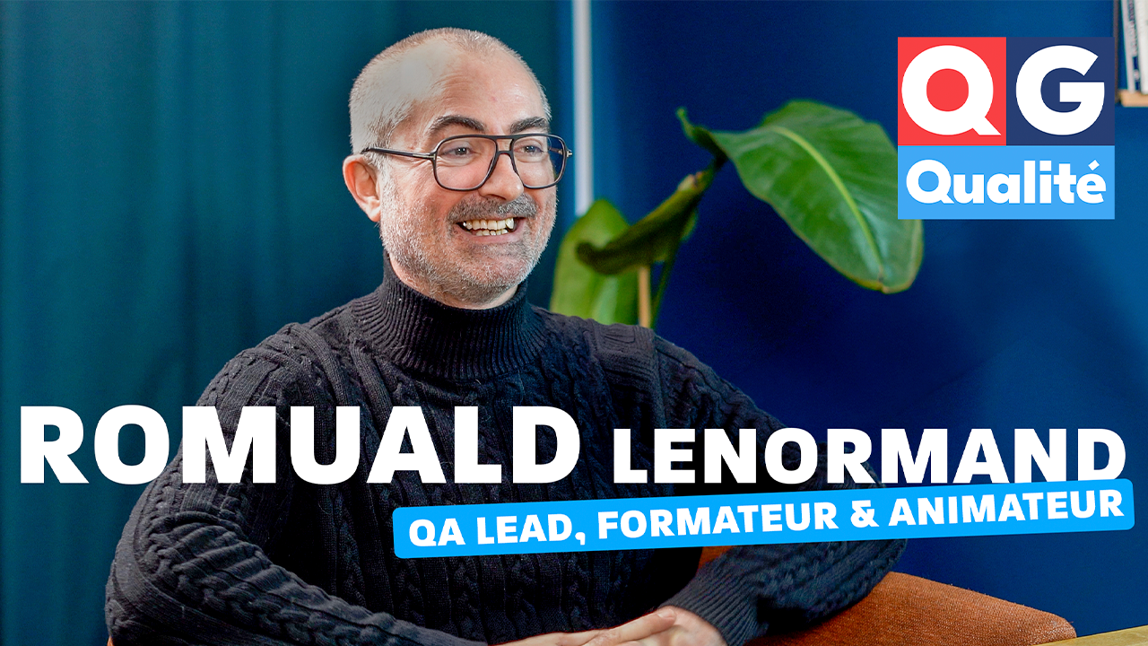 Photo de Romuald lors du tournage du podcast QG Qualité