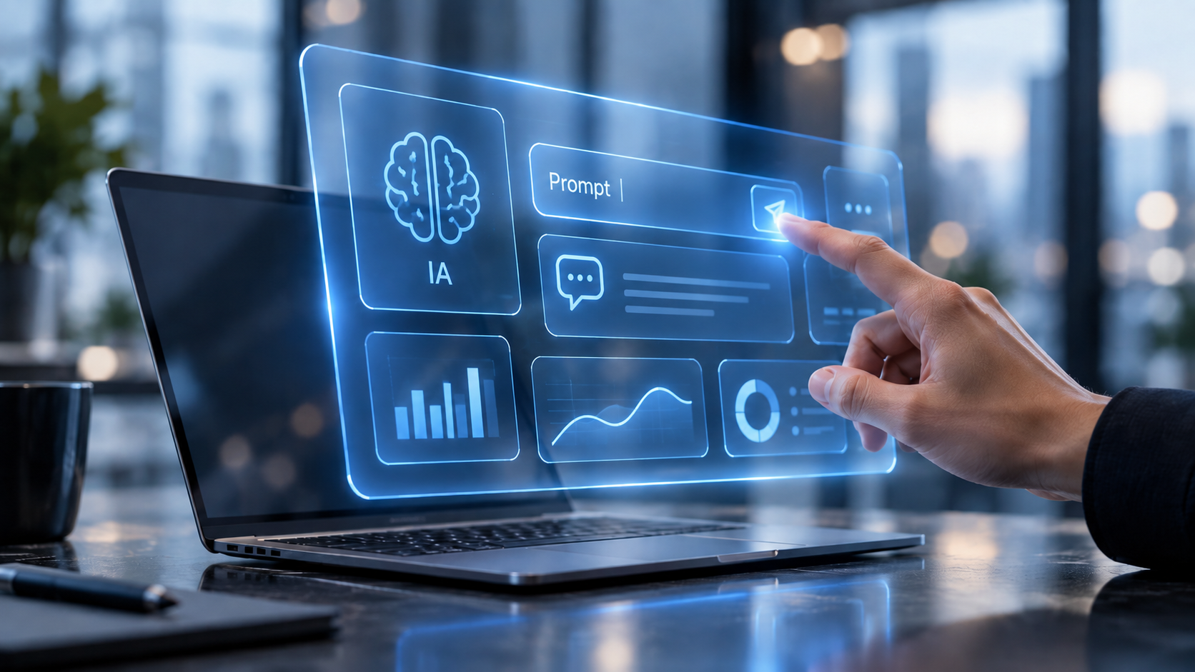 Ecran de test d'intelligence artificielle